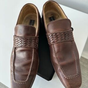 Gordon Rush (Made in Italy) Brown slip ons